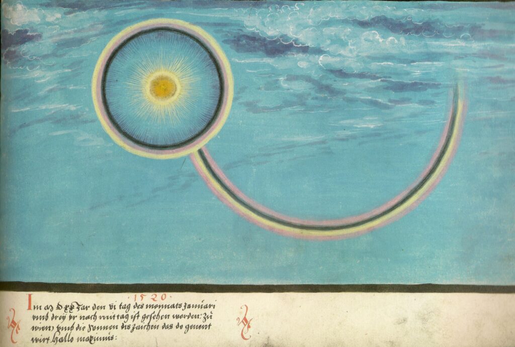 soleil-Augsburger_Wunderzeichenbuch_—_Folio_107__„Mondhalo_uber_Wien-1024x690 planètes